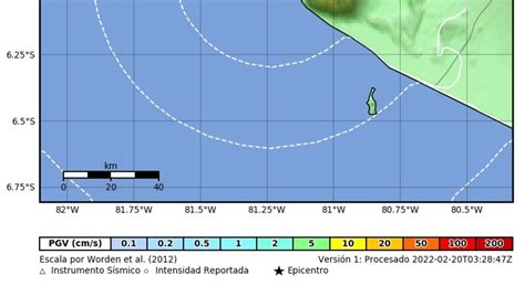 Temblor En Piura Sismo De Magnitud 40 Se Registró En La Noche Del Sábado En Sechura Informó