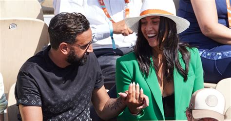 Cyril Hanouna et la joueuse de tennis française Lola Marandel en