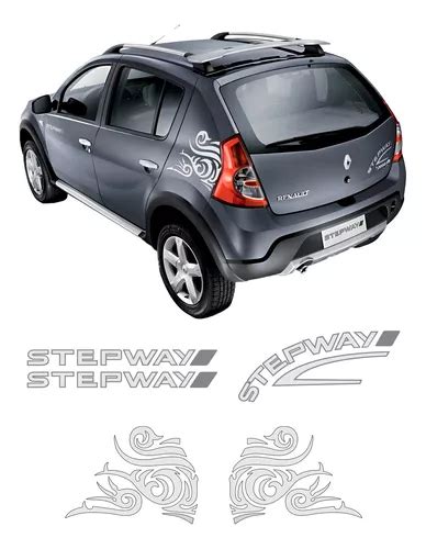 Faixas Stepway Tribal Kit Adesivos Lateral Renault Sandero