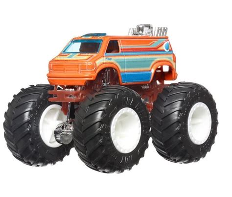 Masinuta Hot Wheels Monster Trucks Dodge Ram Van Multicolor Scala