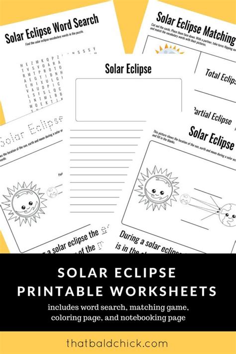 Solar Eclipse Word Search Thrifty Homeschoolers