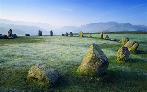 Sunlight Landscape Hill Rock Grass Stones Field Plateau Tree