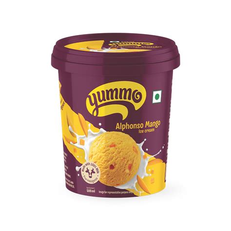 Yummo Alphonso Mango Ice Cream Tub Price Buy Online At Best Price In