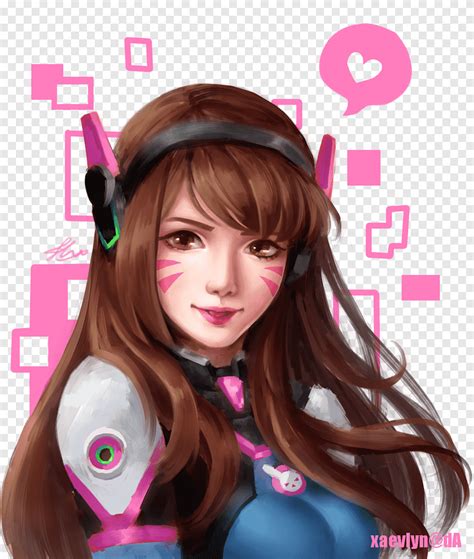 Overwatch Dva Fan Art Drawing Overwatch Dva Chibi Overwatch Dva Png