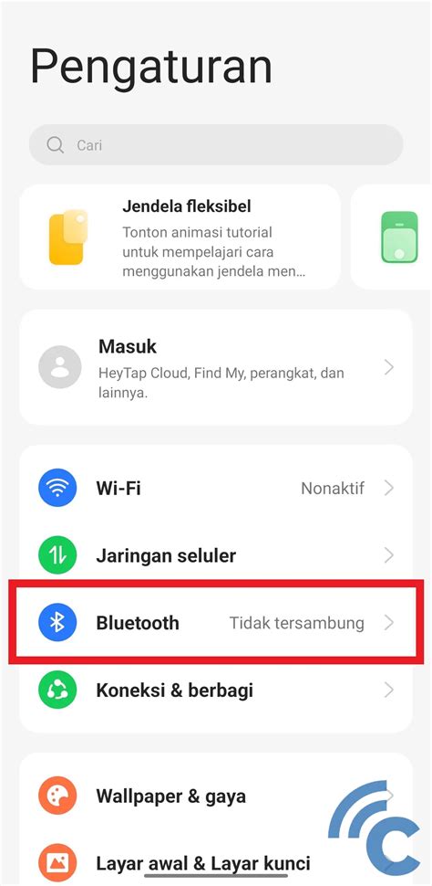 Inilah Cara Mudah Mengganti Nama Bluetooth Di HP Realme