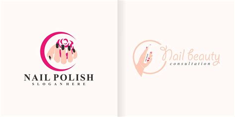 Beauty nail salon logo illustration collection 22828308 Vector Art at ...