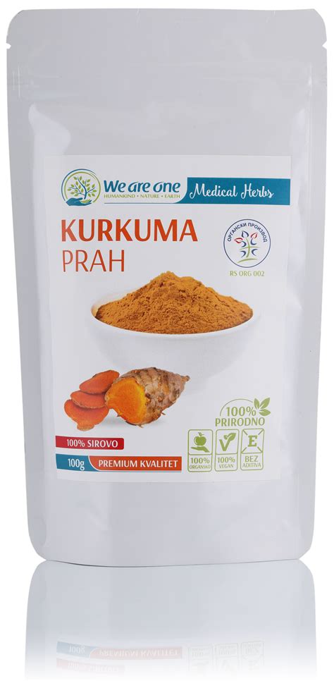 Kurkuma prah BIO 100g We are one Bio Špajz zdrava hrana