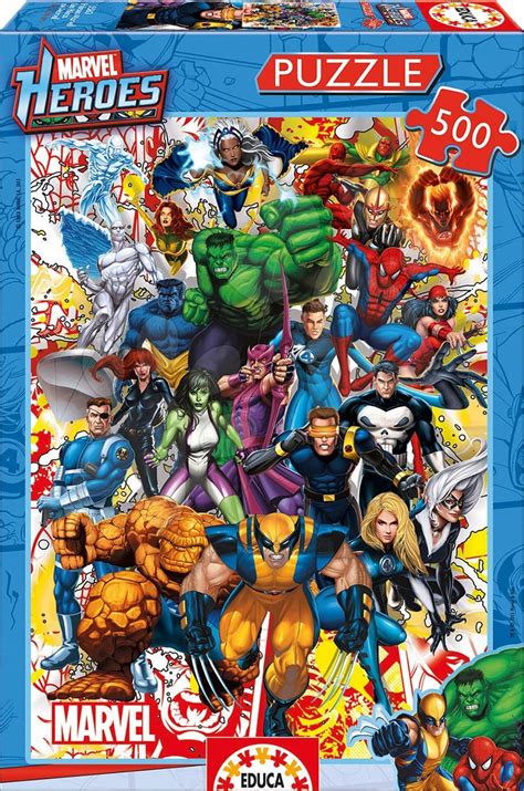 Puzzle Marvel Heroes Educa