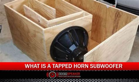 What Is A Tapped Horn Subwoofer? - BoomSpeaker