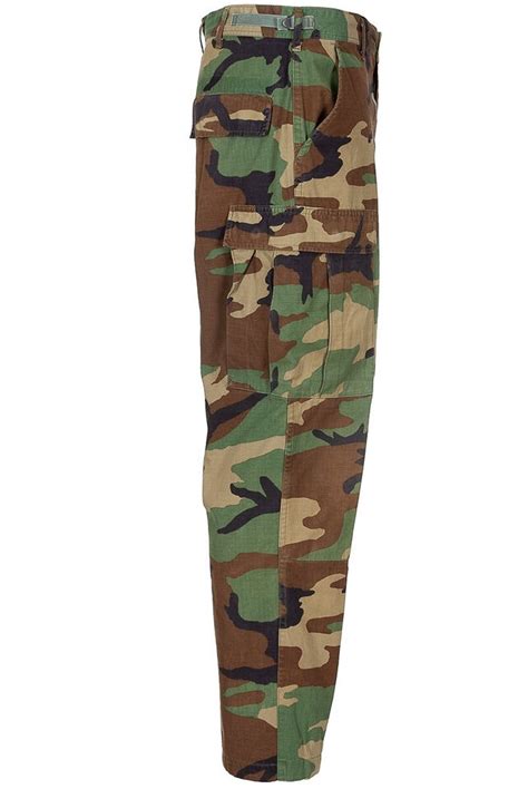 US Army Field Pants Bdu Pants Nyco Ripstop Woodland Camouflage Medium