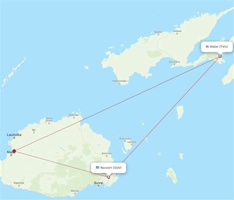 Flights From Suva To Taveuni Suv To Tvu Flight Routes