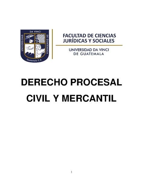 Gu Ã a Derecho Procesal Civil y Mercantil 240420 204427 DERECHO