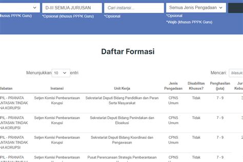 JADWAL DAN SYARAT SELEKSI PPPK CPNS PROVINSI KABUPATEN KOTA KEMENTERIAN