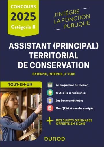 Concours Assistant Principal Territorial De Conservation Du