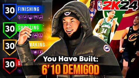 New 610 Demigod Build Will Break Nba 2k24 Best Build Nba 2k24