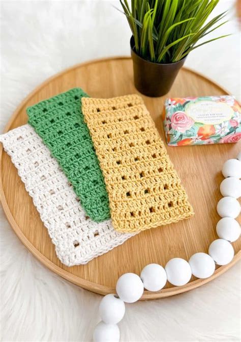 Crochet Dishcloths Daisy Cottage Designs