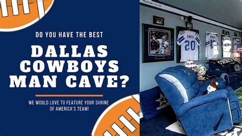 SHARE your Dallas Cowboys man-cave with us