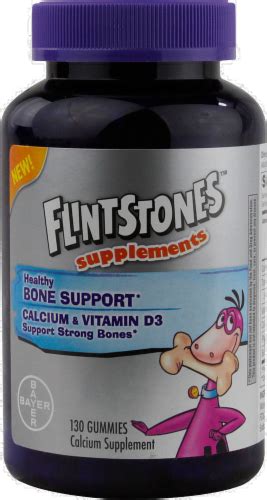 Flintstones Bone Support Calcium Supplement Gummies, 130 ct - Ralphs