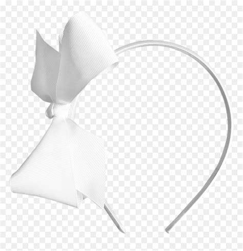 Image Of White Bow Headband - White Bow Headband, HD Png Download - vhv