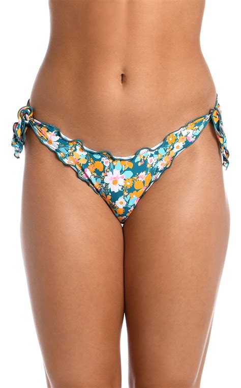 Snapklik Hobie Womens Standard Side Tie Merrow Hipster Bikini