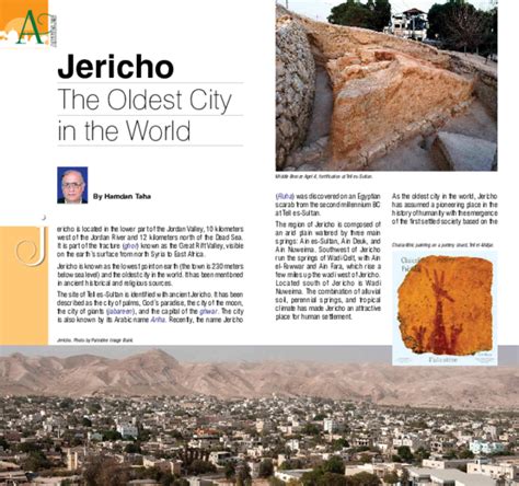 (PDF) Jericho The Oldest City in the World