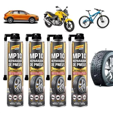 Kit Spray Reparador Instant Neo De Furo Pneu P Carro Moto Frete Gr Tis