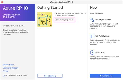 Explore Axure RP With The Prototyping Basics File Axure