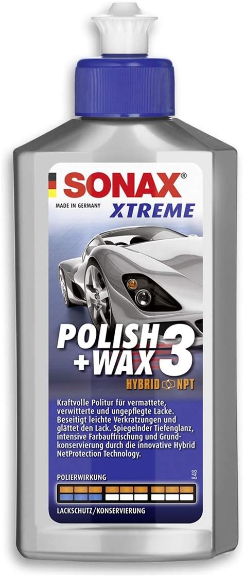 SONAX XTREME Polish Wax 3 Hybrid NPT 250 ml kraftvolle Politur für