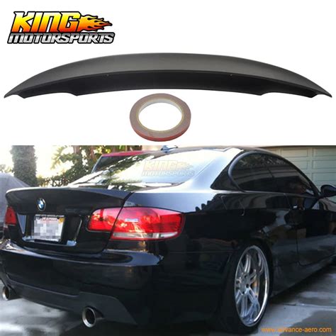 Fit For 2007 2013 BMW E92 3 Series Painted Matte Black CSL Style Trunk