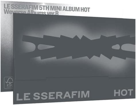 LE SSERAFIM HOT Th Mini Album WEVERSE ALBUMS B Version Walmart