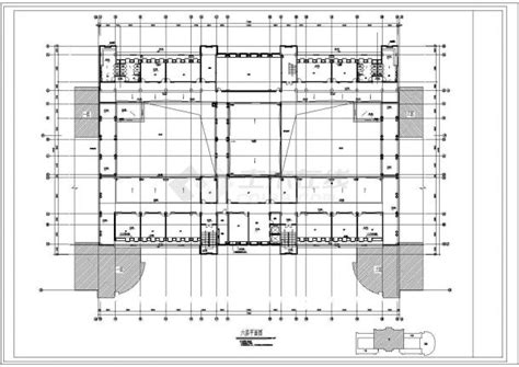 某金山小学设计建筑cad施工完整构造图土木在线