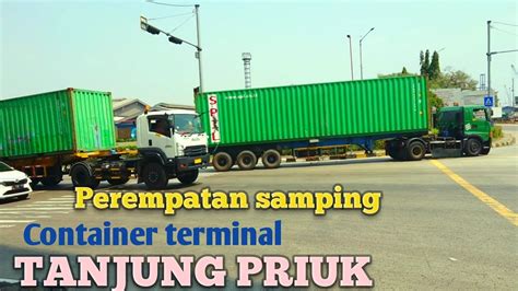 Segini Ramainya Truk Container Dihari Libur Keluar Masuk Pelabuhan