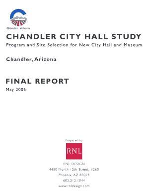 Fillable Online Chandleraz Frontace Page Art Artmay Psd City Of