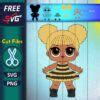 Lol Doll Queen Bee Svg Free Layered Lol Doll Svg Free