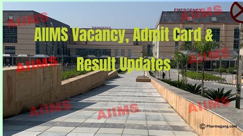 AIIMS Pharmacist Recruitment Vacancy Admit Card And Results 2023