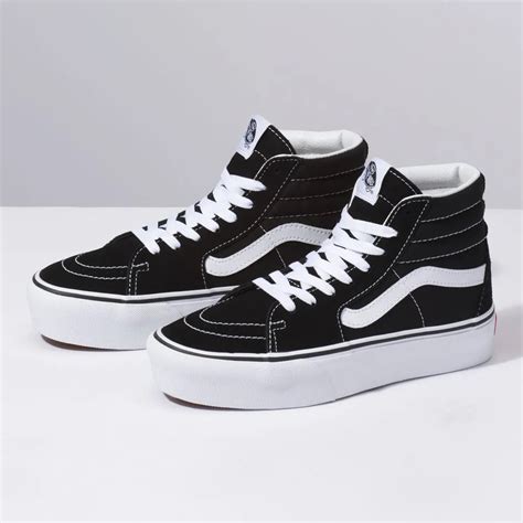 Tênis Vans Sk8 Hi Platform 2 0 Black True White