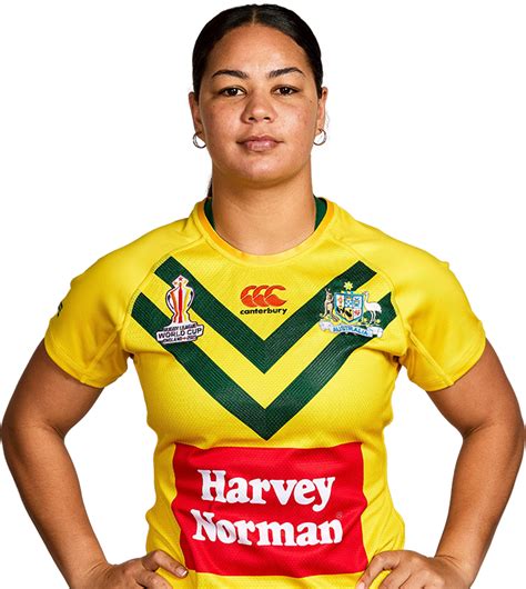 Official Women's Rugby League World Cup profile of Kennedy Cherrington for Australian Jillaroos ...