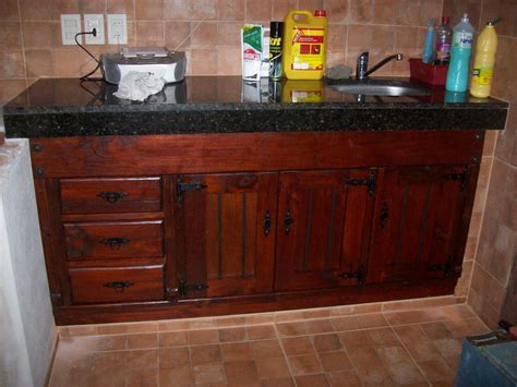 Bajo Mesada Cocina Madera Maciza 13 800 00 En Mercado Libre