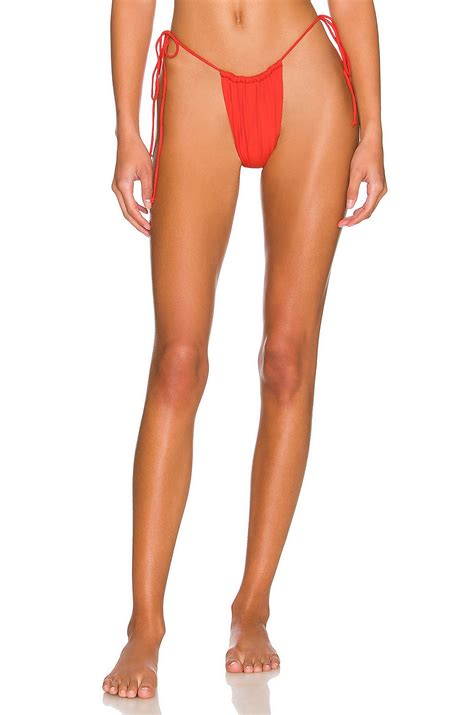 Riot Swim Bixi Bikini Bottom In Coral REVOLVE