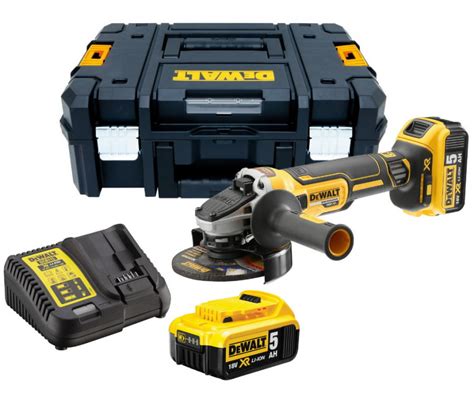 Cordless Angle Grinder Dcg P Mm Brushless V Ah Dewalt