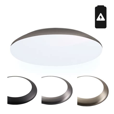 Led Bulkhead Met Noodaccu 18w 6500k 2100lm Rvs