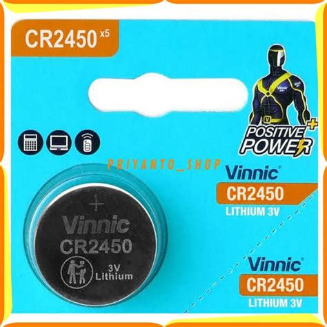 Baterai Vinnic Cr V Cr Battery Batrei Lithium Original