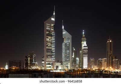 Night View Dubai Downtown Burj Khalifa Stock Photo 363404951 | Shutterstock