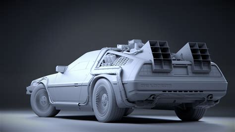 Back to the Future Delorean 3D model | CGTrader