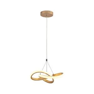 Pendente Espiral LED Metal e Plástico Dourado Cosmos 180 Gold Gmh