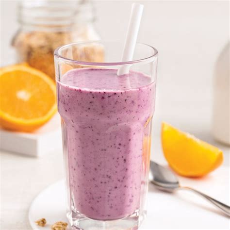 Smoothie Aux Bleuets Et Flocons D Avoine Recette Recettes De