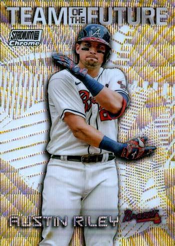 Topps Stadium Club Chrome Baseball Checklist Box Info