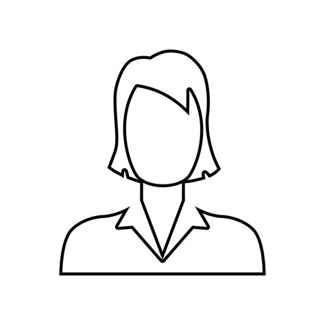 Business Woman Icon Female Pictogram 41142095 Vector Art At Vecteezy