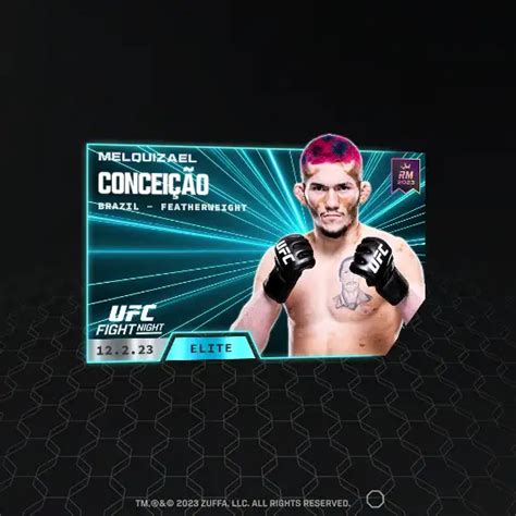 Melquizael Conceicao UFC Fight Night 12 2 23 Set ELITE NFT For Sale