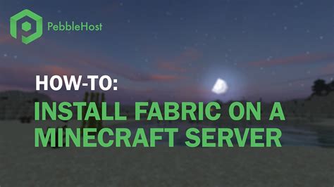 How To Install Fabric On Your Minecraft Server Youtube